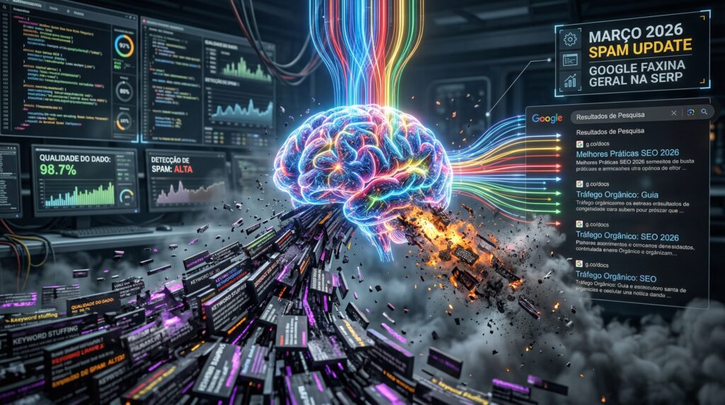Spam Update de Março 2026: O Google acabou de lançar a primeira atualização contra spam do ano