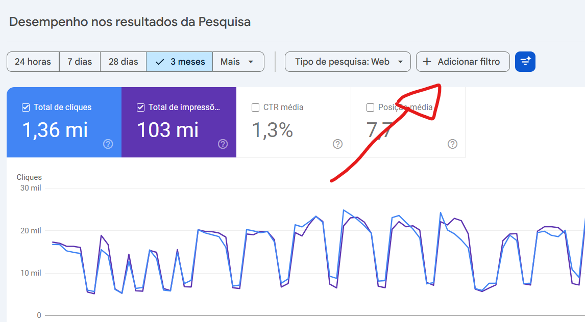 Passo 3 - Clicar em Adicionar Filtro