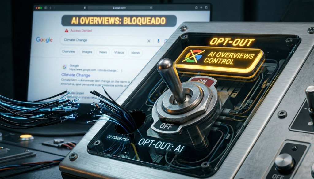 google prepara Opt-Out para sua ai overview