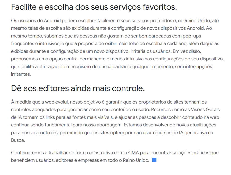 O Fim do Roubo de Cliques? Google prepara botão de "Opt-Out" para sua IA na Busca 1 image 8