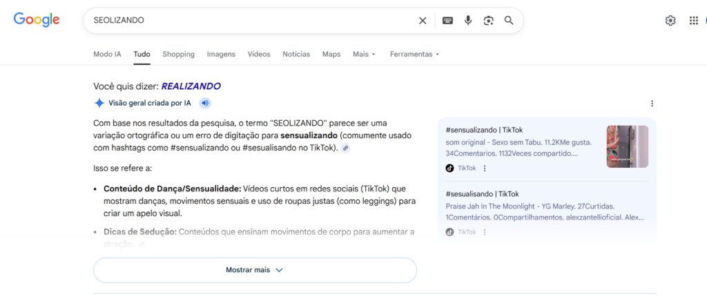 google alucinando antes do estudo